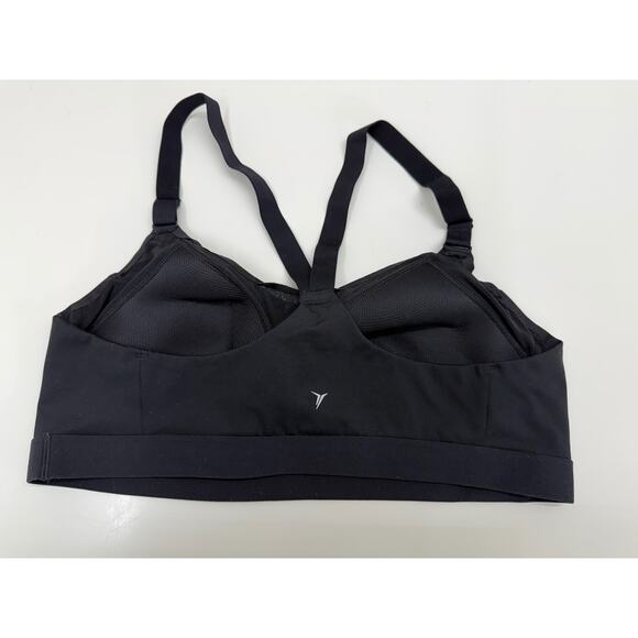 Old Navy Womens Sports Bra Size Unknown Black Racerback Pullover Padded - Picture 4 of 7